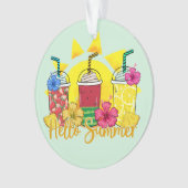 hallo zomertrilling tropische vruchten smoothie ornament (voorkant)