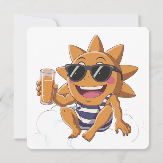 hallo zomervakantie kaart (Voorkant)