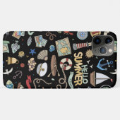 hallo zomervakantiestrand Nautical Fun Tropic Case-Mate iPhone Case (Achterkant (horizontaal))