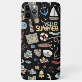 hallo zomervakantiestrand Nautical Fun Tropic Case-Mate iPhone Case