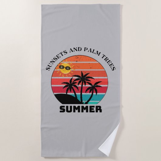 hallo zomervakantieverlof strandlaken (Voorkant)