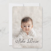 Hallo Zomerverjaardagsfeestje Kaart (Achterkant)