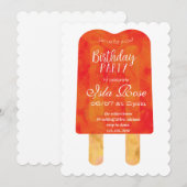 Hallo Zomerverjaardagsfeestje Kaart (Voorkant / Achterkant)