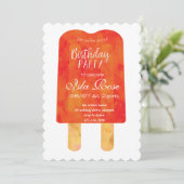 Hallo Zomerverjaardagsfeestje Kaart (Staand voorkant)