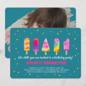 Hallo Zomerverjaardagsfeestje Kaart (Voorkant / Achterkant)