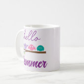 Hallo Zomervogels Koffiemok (Voorkant links)