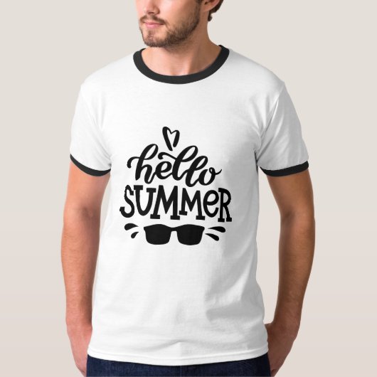 Hallo Zomerzonnebril T-shirt (Voorkant)