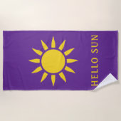Hallo Zon Strandlaken (Voorkant)