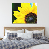 hallo Zonnebloem Canvas Afdruk (Insitu (Slaapkamer))