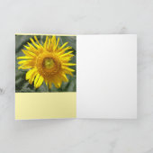 Hallo Zonnebloem Kaart (Binnen)