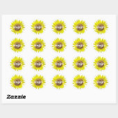 Hallo Zonnebloem Stickers (Vel)
