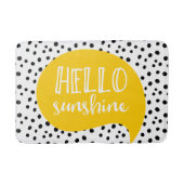 hallo zonnebrandmiddel geel badmat (Voorkant)