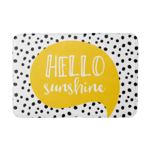 hallo zonnebrandmiddel geel badmat