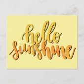 hallo Zonnehandvol Briefkaart (Voorkant)