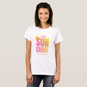 Hallo Zonneschijn Custom T-Shirt (Voorkant volledig)