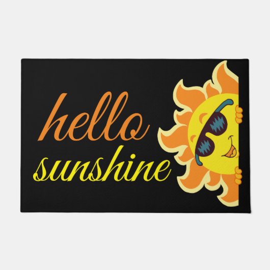 Hallo Zonneschijn  Deurmat (Voorkant)