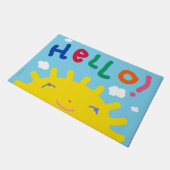 Hallo Zonneschijn Deurmat (Schuin)