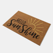 Hallo Zonneschijn deurmat, Voorjaarsdeurmat Deurmat (Schuin)