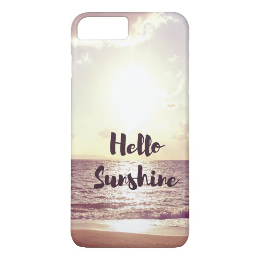 "Hallo Zonneschijn" Fotoquote Case-Mate iPhone Case (Achterkant)