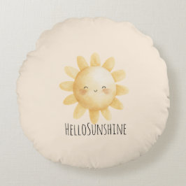 Hallo Zonneschijn Gelukkige Zon   Rond Kussen