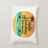 Hallo Zonneschijn - Gezellig Accent Kussen (Achterkant (Verticaal))