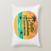 Hallo Zonneschijn - Gezellig Accent Kussen (Voorkant(Verticaal))