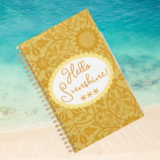 Hallo Zonneschijn Gouden Gele Bloem Planner