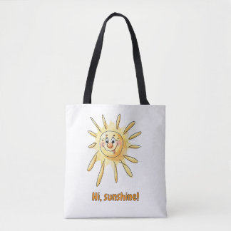 Hallo Zonneschijn Grappige Zon Boodschappentas - S Tote Bag