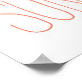 Hallo Zonneschijn Hand belettering Poster (Hoek)