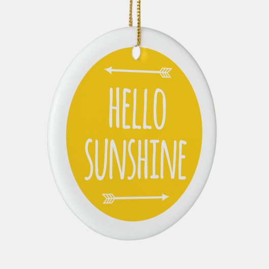 hallo zonneschijn keramisch ornament (Rechts)
