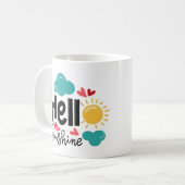 hallo zonneschijn koffiemok (Voorkant links)