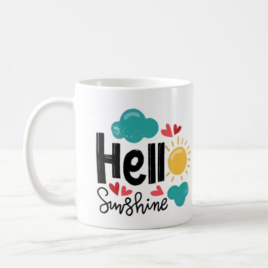 hallo zonneschijn koffiemok (Links)