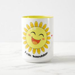 Hallo Zonneschijn Mooie Zon Doodle Positieve Vibe  Mok