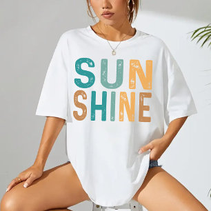 Hallo Zonneschijn T-shirt, Strandvakantie Sfeer vo T-shirt