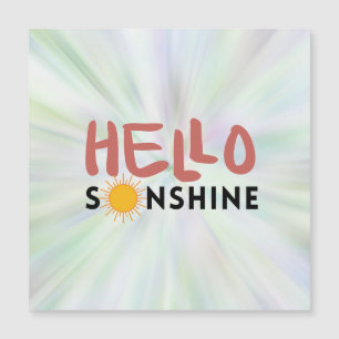 Hallo Zonneschijn, Zonnestralen, Zomervibes