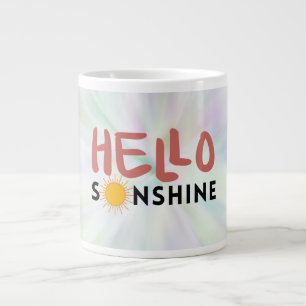 Hallo Zonneschijn, Zonnestralen, Zomervibes Grote Koffiekop