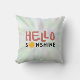 Hallo Zonneschijn, Zonnestralen, Zomervibes Kussen