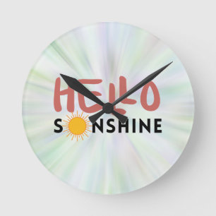 Hallo Zonneschijn, Zonnestralen, Zomervibes Ronde Klok