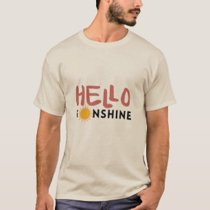 Hallo Zonneschijn, Zonnestralen, Zomervibes T-shirt