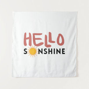 Hallo Zonneschijn, Zonnestralen, Zomervibes Wandkleed