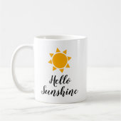 hallo Zonnezige schattige zomervibes koffie-mok Koffiemok (Links)
