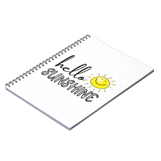 hallo Zonnezomer Notitieboek (Linkerzijde)