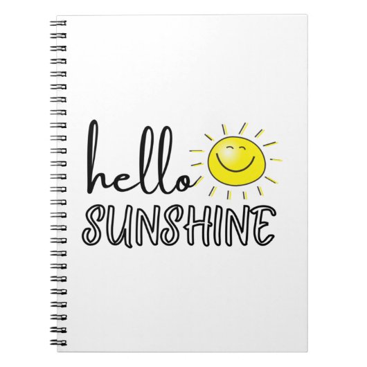 hallo Zonnezomer Notitieboek (Voorkant)