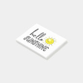 hallo Zonnezomer Post-it® Notes (Schuin)
