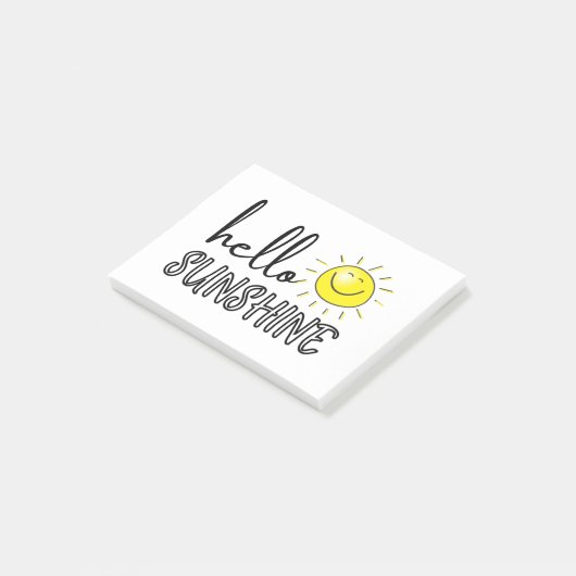hallo Zonnezomer Post-it® Notes (Schuin)
