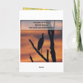 Hallo - zwart-Eyed Wenskaart Susans Kaart (Achterkant)