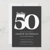 Hallo Zwart wit vet Kaart (Voorkant)