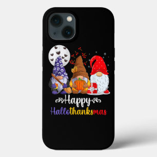 HalloBedanktMas Gnomes Halloween Thanksgiving Chri Case-Mate iPhone Case