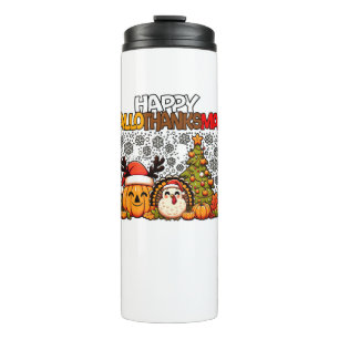 HalloBedanktMas Grappig Schattige Halloween Thanks Thermosbeker