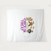 Hallobubu Halloween Schattige & Spooky Witch Cat T Wandkleed (Voorkant (horizontaal))